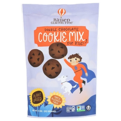Raised Gluten Free KHRM02208195 11 oz Double Chocolate Cookie Mix 