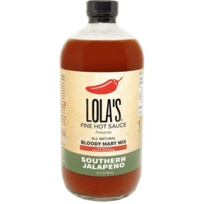 Lolas Fine Hot Sauce KHRM02208867 32 fl oz Bloody Mary Jalepeno Mixer 