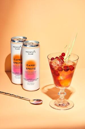 Mocktail Club KHCH00407665 12 fl oz Non-Alcoholic Campari Spritz Cocktail 