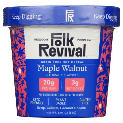 Folk Revival KHLV02300834 1.94 oz Maple & Walnut Hot Cereal 