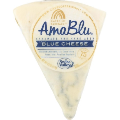 Cave of Faribault KHLV01548189 Amablu Cheese Wax Wedge - 4.5 oz 
