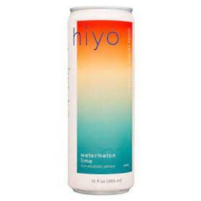 Hiyo KHRM02202996 12 fl oz Watermelon & Lime Seltzer 