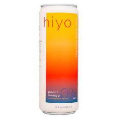 Hiyo KHRM02202997 12 fl oz Peach & Mango Seltzer 