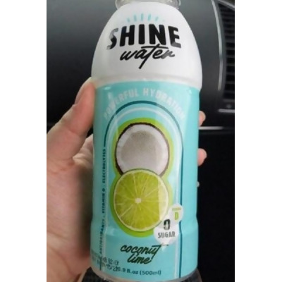 Shinewater 373599 16.9 fl oz Coconut & Lime Water, Pack of 12 