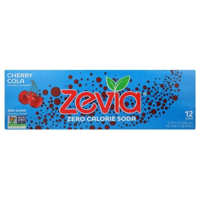Zevia KHRM02203892 144 fl oz Zero Calorie Cherry Cola Soda 
