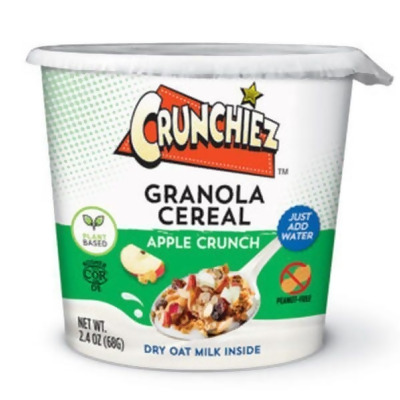 Crunchiez KHRM02302057 2.4 oz Apple Crunch Granola Cereal 