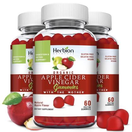Herbion Naturals 582894 Apple Cider Vinger Gummies - 60 Count 