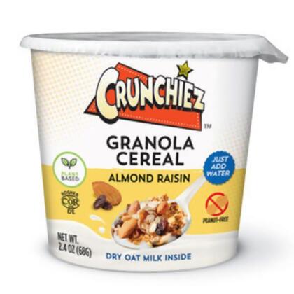 Crunchiez KHRM02302061 2.4 oz Almond Raisin Granola Cereal 