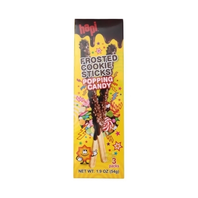 Hapi KHRM00405932 1.9 oz Frosted Sticks Popping Candy Cookie 