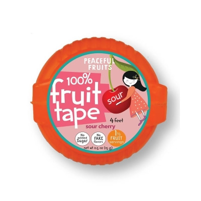 Peaceful Fruits KHRM02209452 0.5 oz Sour Cherry Fruit Tape Candy 