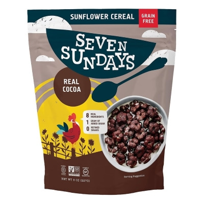 Seven Sundays 50655 8 oz Grain Free Real Cocoa Sunflower Cereal, Pack of 6 