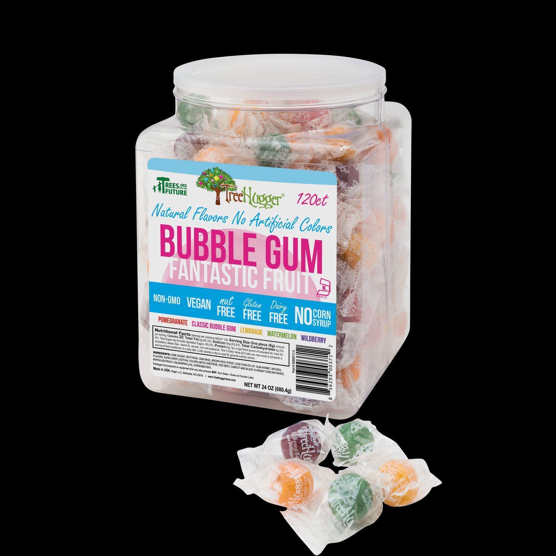 Ruger 400435 Tree Hugger Tubs Bubble Gum with Fantastic Fruit Assortment, 120 Count