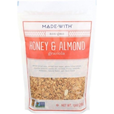 MadeWith 276877 13 oz Honey Almond Granola, Pack of 6 