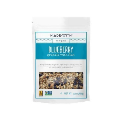 MadeWith 276878 13 oz Blueberry Flax Granola, Pack of 6 