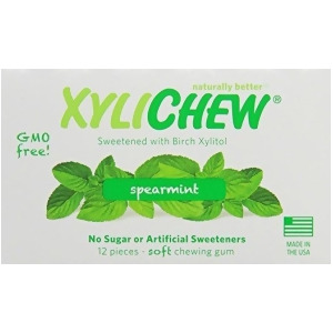 Xylichew 1555895 Gum Spearmint Counter Display, 12 Pieces