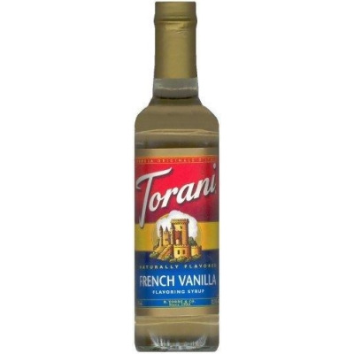Torani 257081 375 ml French Vanilla Syrup, Pack of 6 