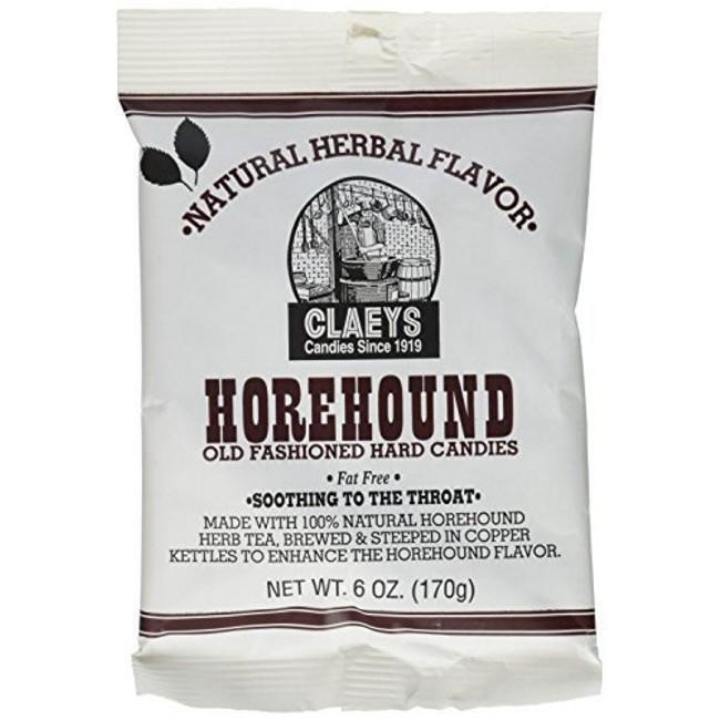 Claeys 132611 6 oz Horehound Old Fashioned Hard Candies Bag,