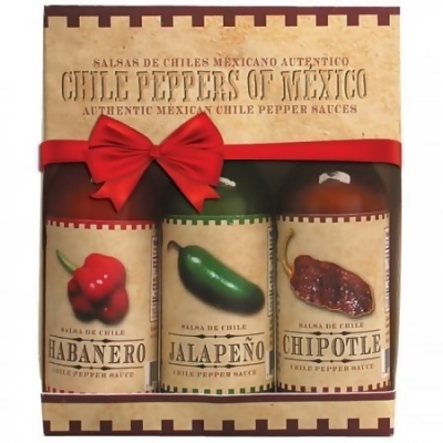 FigueroaBrothers FG-1285 5 oz Spice Exchange Chili Peppers of Mexico, 3 Per Pack - Pack of 8 