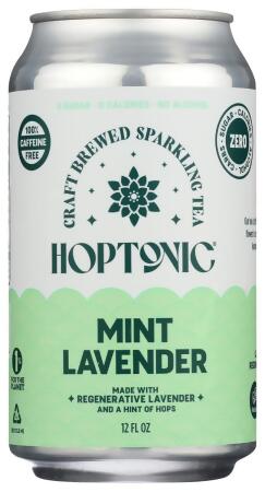 Hoptonic KHCH02208276 12 fl oz Sparkling Mint Lavender Tea 