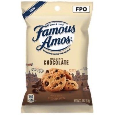 Famous Amos 9076756 2 oz Belgian Chocolate Cookies, Pack of 6 
