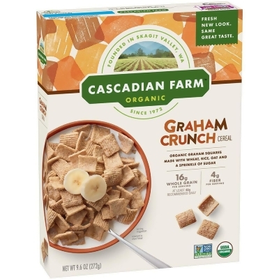 Cascadian Farm KHLV00126019 Graham Crunch Cereal, 9.6 oz 