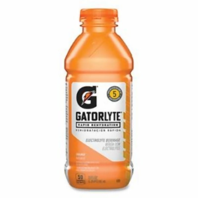 Gatorade 308-04790 20 oz Gatorlyte Rapid Rehydration Electrolyte Beverage, Orange - 12 Count 