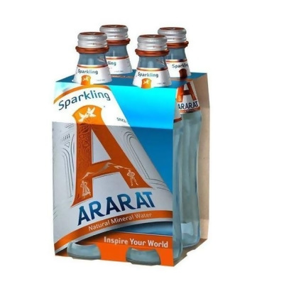 Ararat KHCH02209414 40 fl oz Sparkling Natural Mineral Water, Pack of 4 