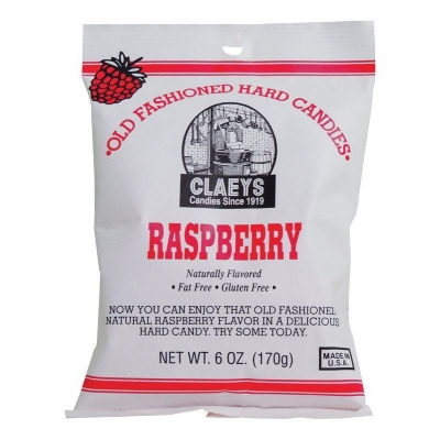 Claeys 9607425 Old Fashioned Raspberry Hard Candy, 6 oz 
