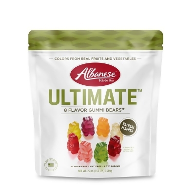 Albanese Confectionery 9052591 25 oz Ultimate Assorted Colors Gummi Bears, Pack of 4 