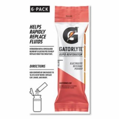 Gatorade 308-05284 16.9 oz Gatorlyte Rapid Rehydration Powder Sticks, Watermelon - 6 Count 
