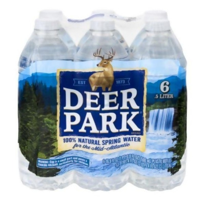 Deer Park KHLV02207321 101.4 fl oz Spring Water, Pack of 6 
