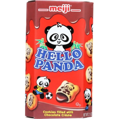 Meiji KHLV00284628 Chocolate Hello Panda Filled Cookies, 2 oz 