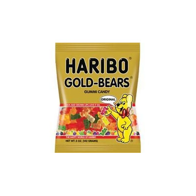 Haribo HRB30220 Gold-Bears Gummi Candy, Multicolor 