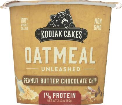 Kodiak Cakes KHFM00321306 Chocolate Peanut Butter Oatmeal in a Cup, 2.12 oz 
