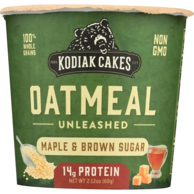 Kodiak Cakes KHFM00321301 Maple Brown Sugar Oatmeal Cup, 2.12 oz 