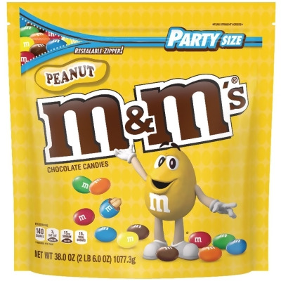 Mars MRSSN55116 38 oz Peanut Chocolate Candies, Assorted Color 