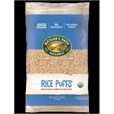 Natures Path KHFM00136303 Organic Cereal Puff Rice, 6 oz 