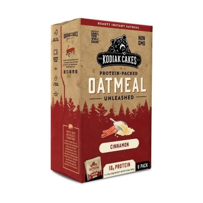 Kodiak Cakes 244080 1.76 oz Oatmeal Unleashed Packet, Cinnamon 