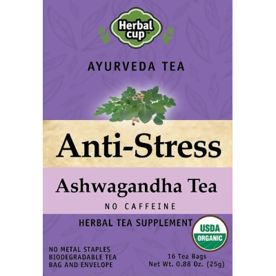 Herbal Cup KHCH00358776 Anti Stress Ashwanganda Tea, 16 Bags 