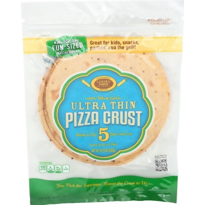 Golden Home KHFM00266900 7 in. 100 Percent Whole Grain Ultra Thin Pizza Crust, 8.75 oz 