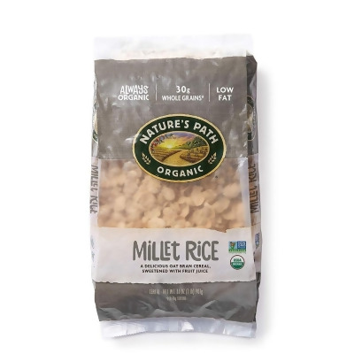 Natures Path KHLV00890897 Millet Rice Flakes Cereal, 32 oz 