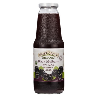 Smart Juice KHFM00138354 Organic Black Mulberry 100 Percent Juice, 33.8 oz 