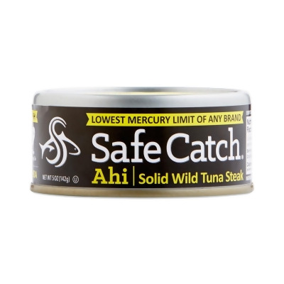Safecatch 318700 Slow Cooked Premium Solid Wild Ahi Tuna Steak, 5 oz - Pack of 6 