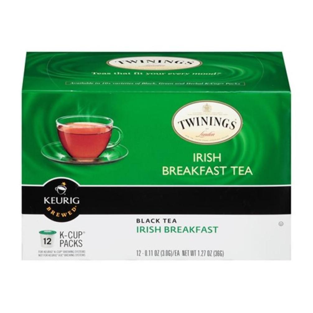 Twinings KHFM00116709 1.27 oz Irish Breakfast Pure Black Tea, 12 K-Cup Pods