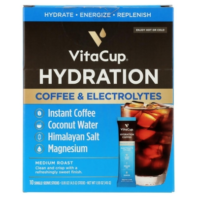 Vitacup KHLV02208254 Hydration Instant Coffee, 10 Piece 