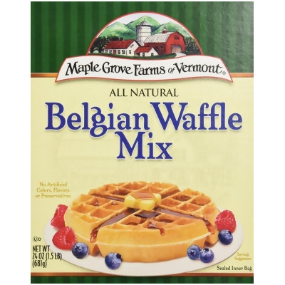Maple Grove Farms of Vermont KHFM00019124 Belgian Waffle Mix, 24 oz 