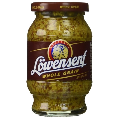 Lowensenf 278236 German Whole Grain Mustard, 9.3 oz - Pack of 6 