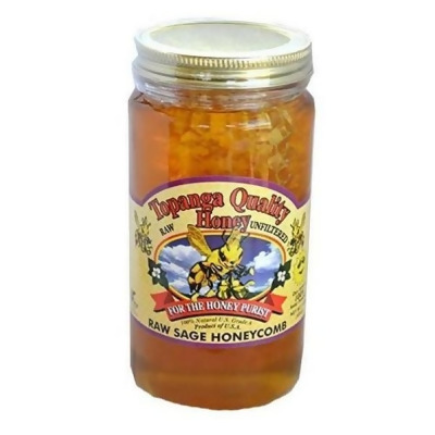 Topanga Quality Honey KHCH00389641 16 oz Quality Raw Sage Honey 