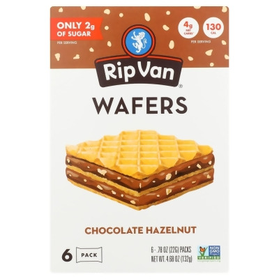 Rip Van KHRM02209052 4.68 oz Hazelnut Wafers Chocolate Cookies 