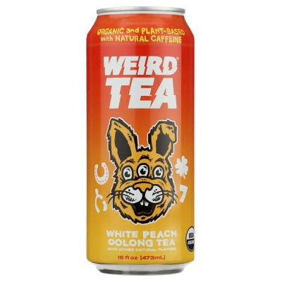 Drink Weird KHCH02302230 16 fl oz White Peach Oolong Tea 